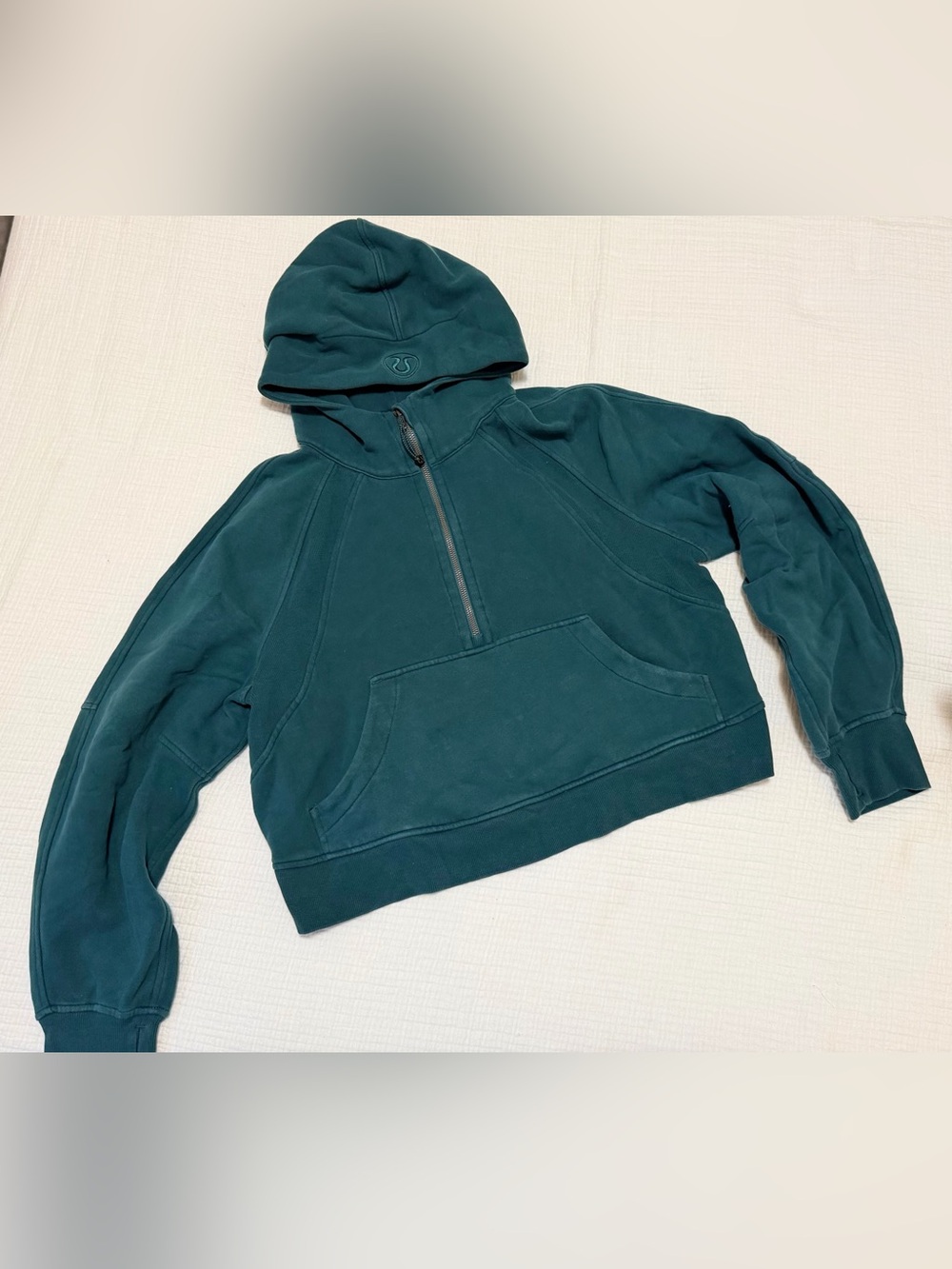 Lululemon Scuba Oversized Half-Zip Hoodie – Teal – M/L